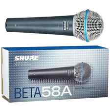 Shure Beta 58A Supercardioid Dynamic Vocal Microphone With Carrying Box