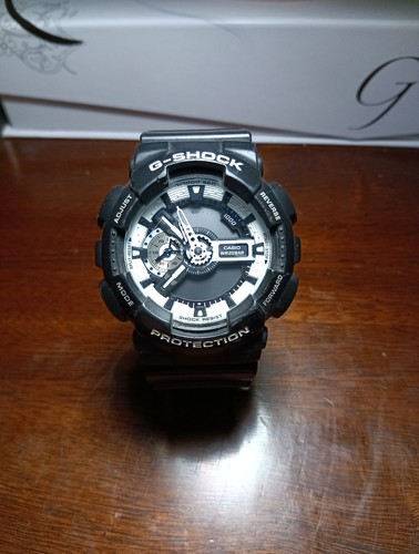 Casio men shock ga 110bw - men's, g-shock