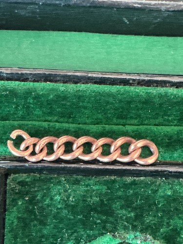 Antique rose gold links - gold,