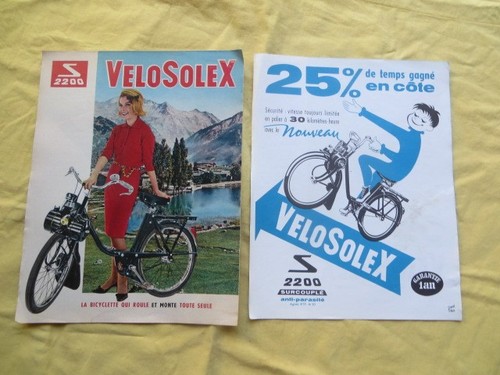 Velosolex 2200 advertising - -,