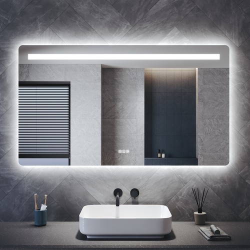 Led bathroom mirror with - led,