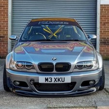 BMW E46 M3 CSL LOOK FRONT BUMPER LIP SPOILER SPLITTER
