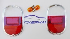 RED/CLEAR VW Bus T1 T2 a Trekker Type 181/182 Fridolin 147 Rear Lights Lenses
