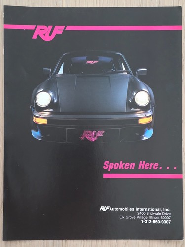 1987 print ruf porsche 911 - porsche,