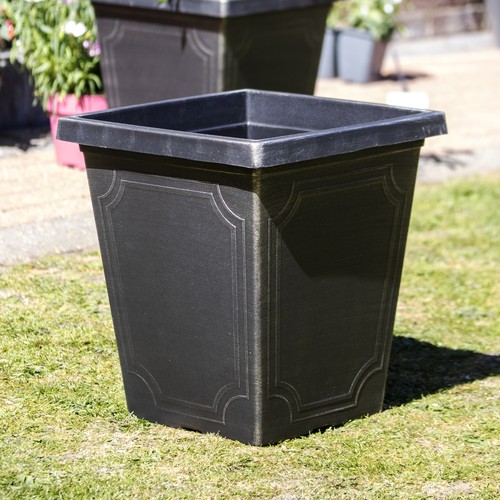 Black tall square - black,