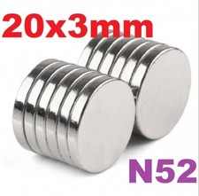 20mm x 3mm Magnets Neodymium