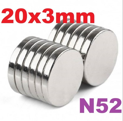 20mm 3mm magnets - x,