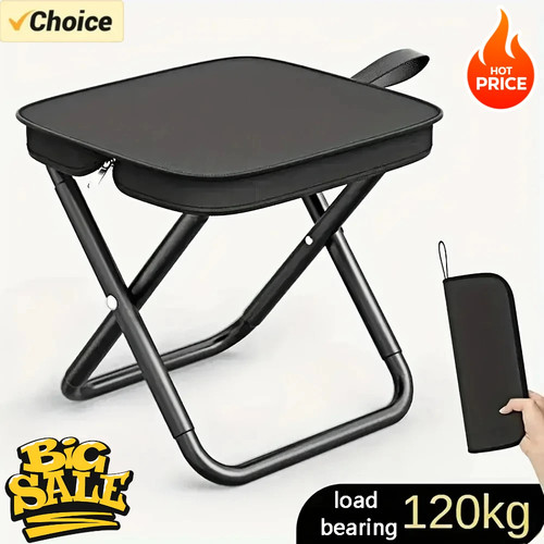 Portable folding stool - folding,