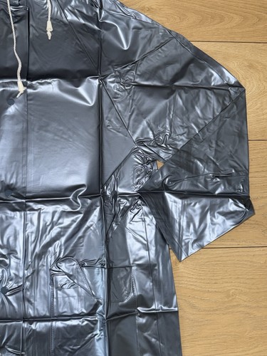 Retro gloss raincoat - gloss, cape