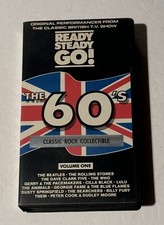 Ready Steady Go! The 60's Classic Rock Collectible Volume 1 VHS Video Beatles