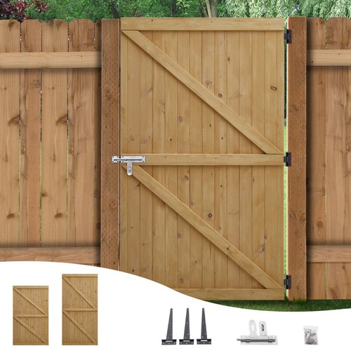 Wooden garden gate - garden, heavy