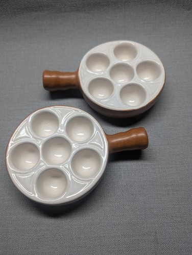 Stoneware oven dish escargot - stoneware,