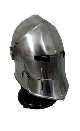 Armor medieval barbuta helmet - armor,