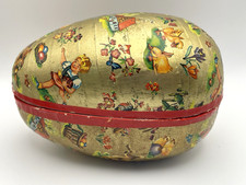 Vintage Paper Mache Easter Egg Candy Container West Germany