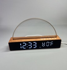 Digital Alarm Clock Wake Up Sunrise Stimulator Night Light White Noise Damage