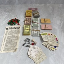 Vintage Wooden Monopoly