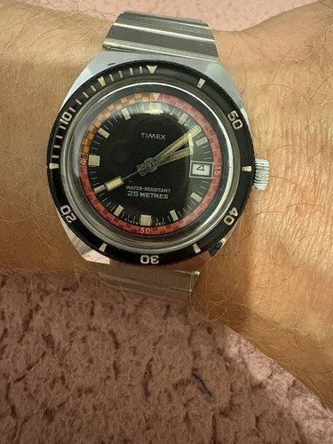 Vintage 1970 timex diver - vintage,