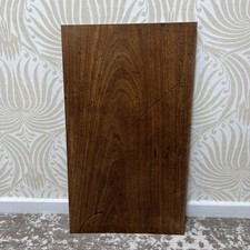 Reclaimed Mahogany Timber Antique Table Top Wood 73cm X 42cm X 22mm .