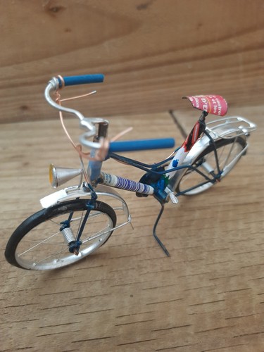 Miniature metal bicycle model - miniature,