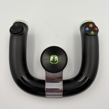 Official Speed Wheel For Microsoft Xbox 360 Console Black Used - Working VGC