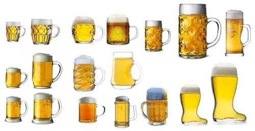 Pub beer tankard - beer, dimpled