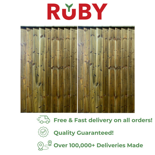 Wooden driveway gate - driveway, high