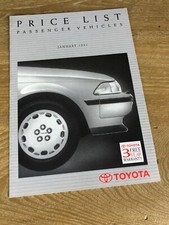 Vintage 1991 TOYOTA Dealer