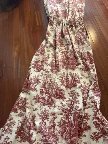 Kaufmann red ivory - ivory, toile