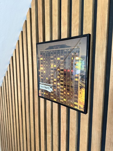 Vinyl record frame wall - 12",