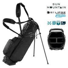 Sun Mountain Eclipse E1.5 4-Way Carry Stand Lightweight Golf Bag - Black 2026
