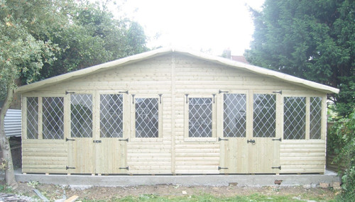 Summer house log lap g - summer,