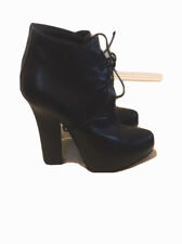 Bottega Veneta  Boots 100% Leather  Biker Style Very Unique Style As New