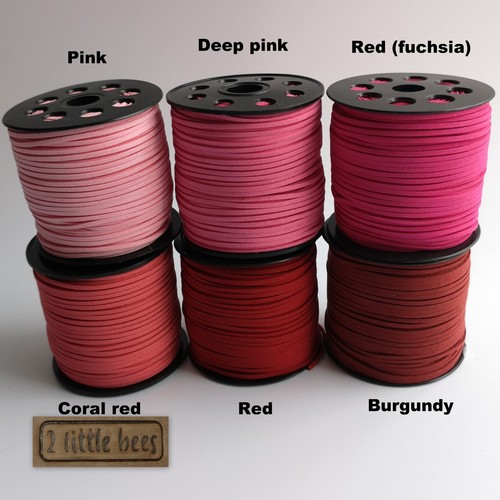 3mm flat faux suede - suede, leather