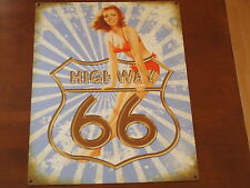 Large Route 66 Highway Metal picture Sign  -Retro-Steel-Tin- 66 Nice Gift Garage