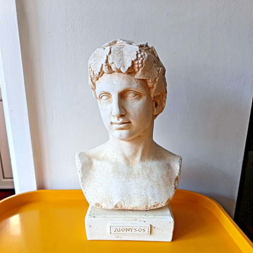 Dionysus greek plaster - dionysus,