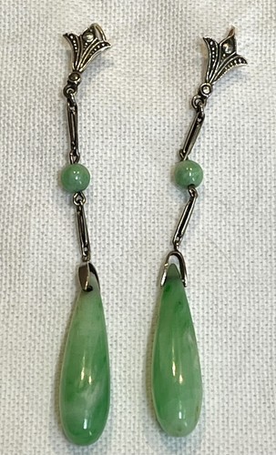 Antique art deco apple jade - deco, &