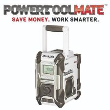 Makita MR002GZ01 AM/FM Job Site Radio (Bluetooth) White Cordless Bare Unit