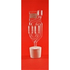 Bored rubber bung + Airlock - Plastic Bubbler, Bung with Hole, Drilled Stopper