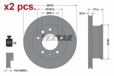 Brake Disc fits: MERCEDES-BENZ