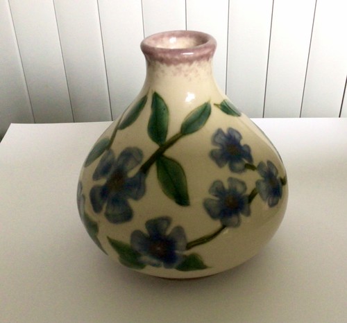 Cobridge stoneware squat vase - cobridge,