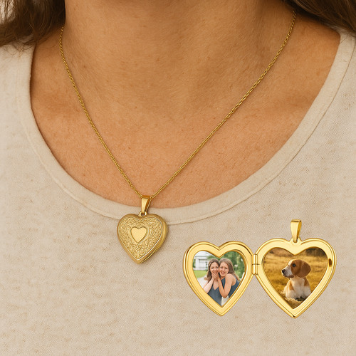 Personalised photo locket - photo,