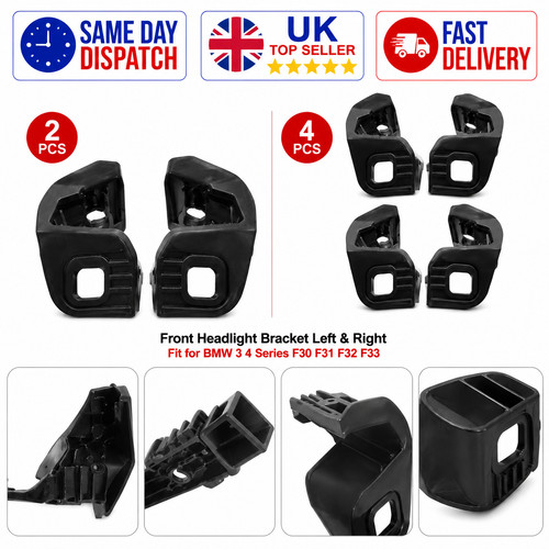 2pcs front headlight - 2pcs, bracket