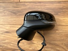 Ford Fiesta Mk8 2017-2024 Door Wing Mirror P/Fold New Black Left Hand N/S