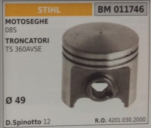 42010302000 complete piston - complete,