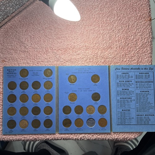 Whitman coin folder - gb,