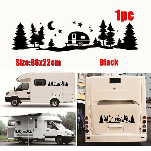 Star moon tree - star, motorhome