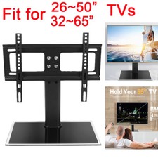 Universal Height Adjustable VESA Mount Table TV Stand for 26–55 32~65 inch TVs