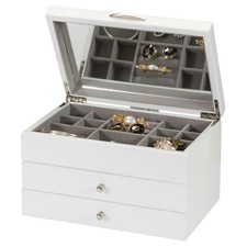 Mele & Co Jayne White Wooden