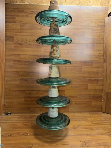 Huge vtg green glass - huge,