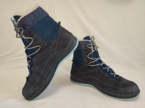 Women lowa boots navy gore - navy, gore-tex